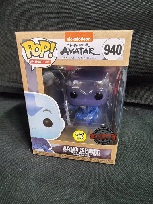 FUNKO POP AVATAR THE LAST AIRBENDER AANG (SPIRIT) #940 SPECIAL EDITION Captain Comics and Collectables Pty Ltd