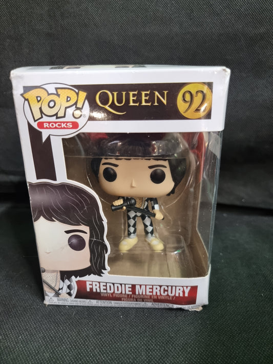 FUNKO POP QUEEN FREDDIE MERCURY #92 (DAMAGED BOX)