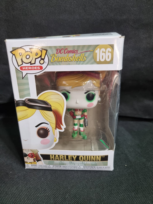 FUNKO POP DC BOMBSHELLS HARLEY QUINN #166 (DAMAGED BOX) Captain Comics and Collectables Pty Ltd