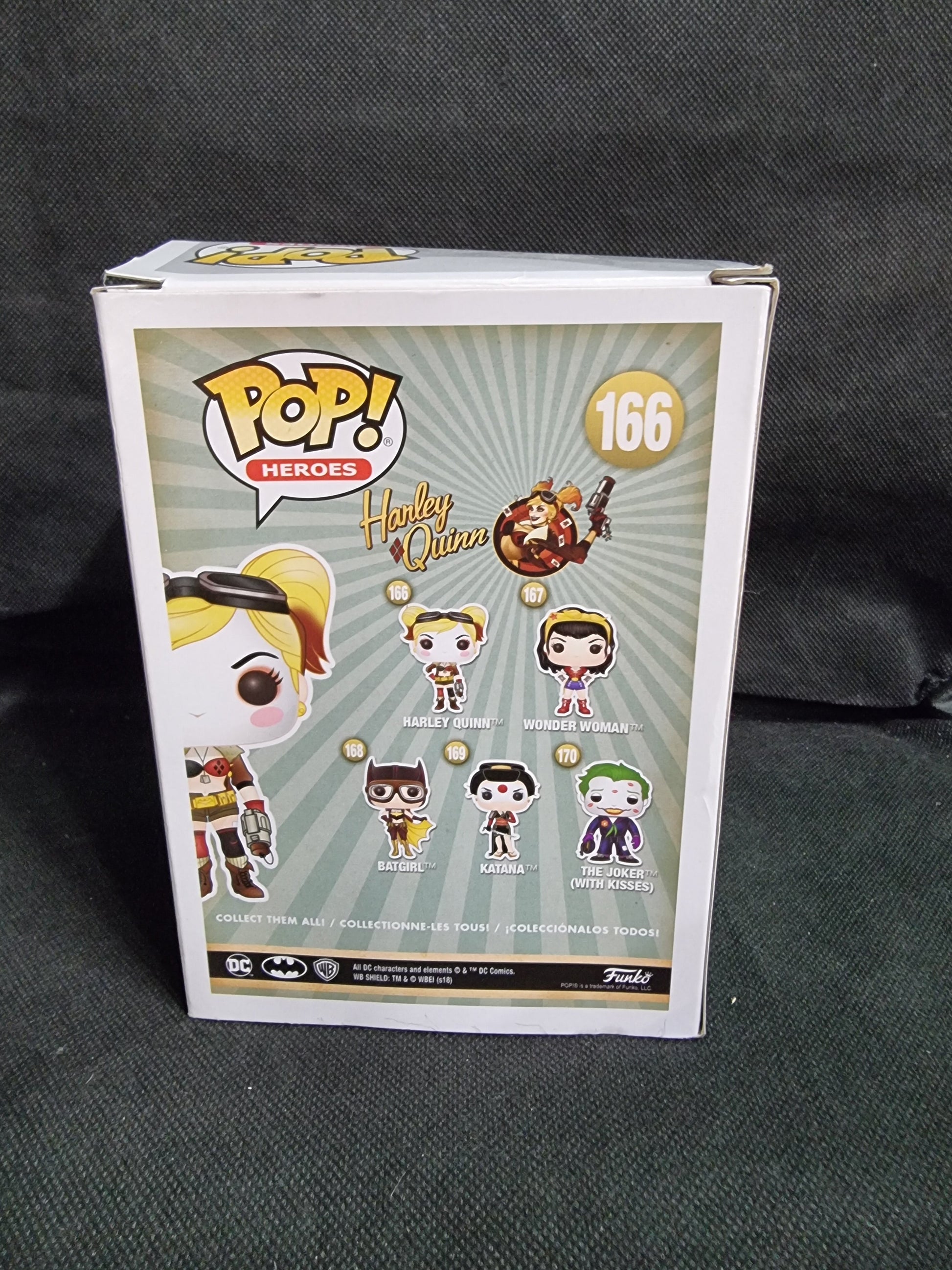 FUNKO POP DC BOMBSHELLS HARLEY QUINN #166 (DAMAGED BOX) Captain Comics and Collectables Pty Ltd