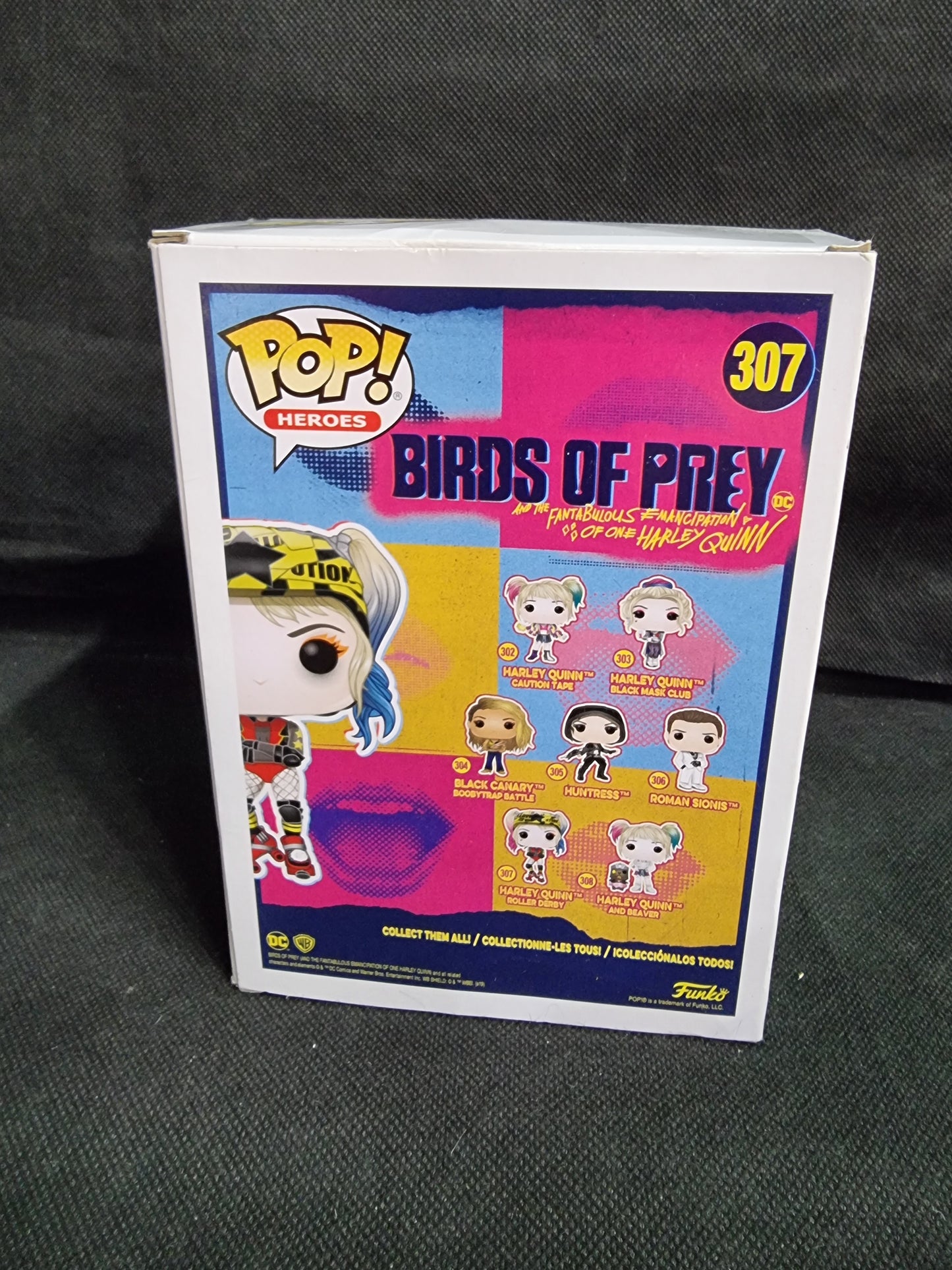 FUNKO POP BIRDS OF PREY HARLEY QUINN ROLLER DERBY #307