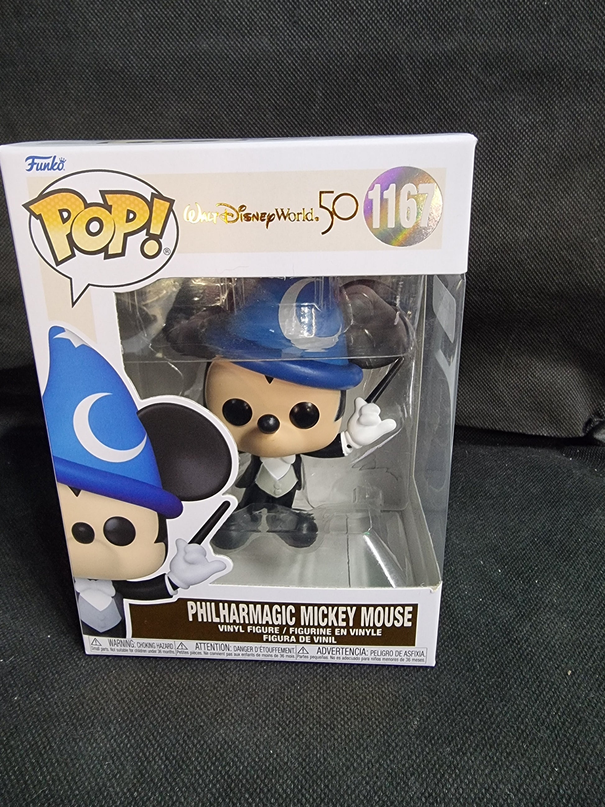 FUNKO POP WALT DISNEY WORLD 50 PHILHARMAGIC MICKEY MOUSE  #1167 Captain Comics and Collectables Pty Ltd