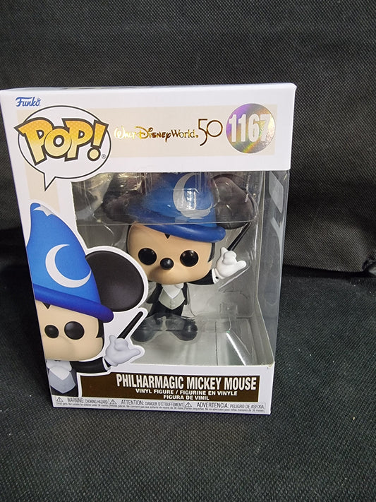 FUNKO POP WALT DISNEY WORLD 50 PHILHARMAGIC MICKEY MOUSE  #1167 Captain Comics and Collectables Pty Ltd