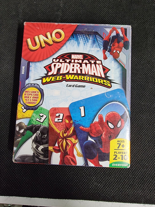 UNO MARVEL ULTIMATE SPIDER-MAN WEB-WARRIORS CARD GAME