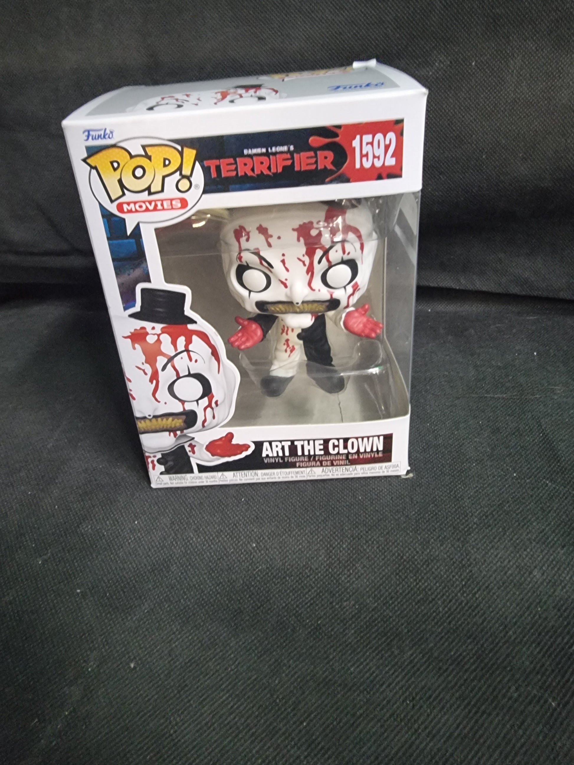 FUNKO POP TERRIFIER ART THE CLOWN #1592 Captain Comics and Collectables Pty Ltd
