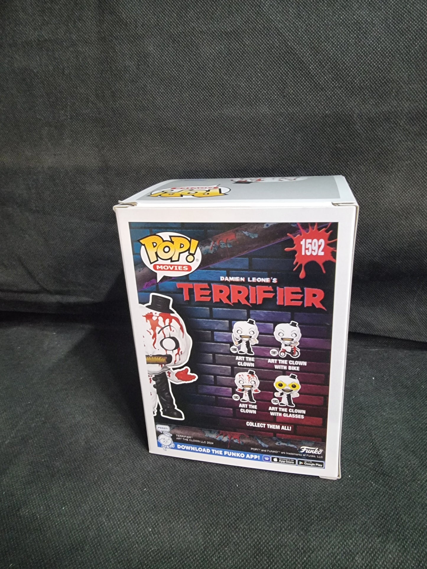 FUNKO POP TERRIFIER ART THE CLOWN #1592 Captain Comics and Collectables Pty Ltd