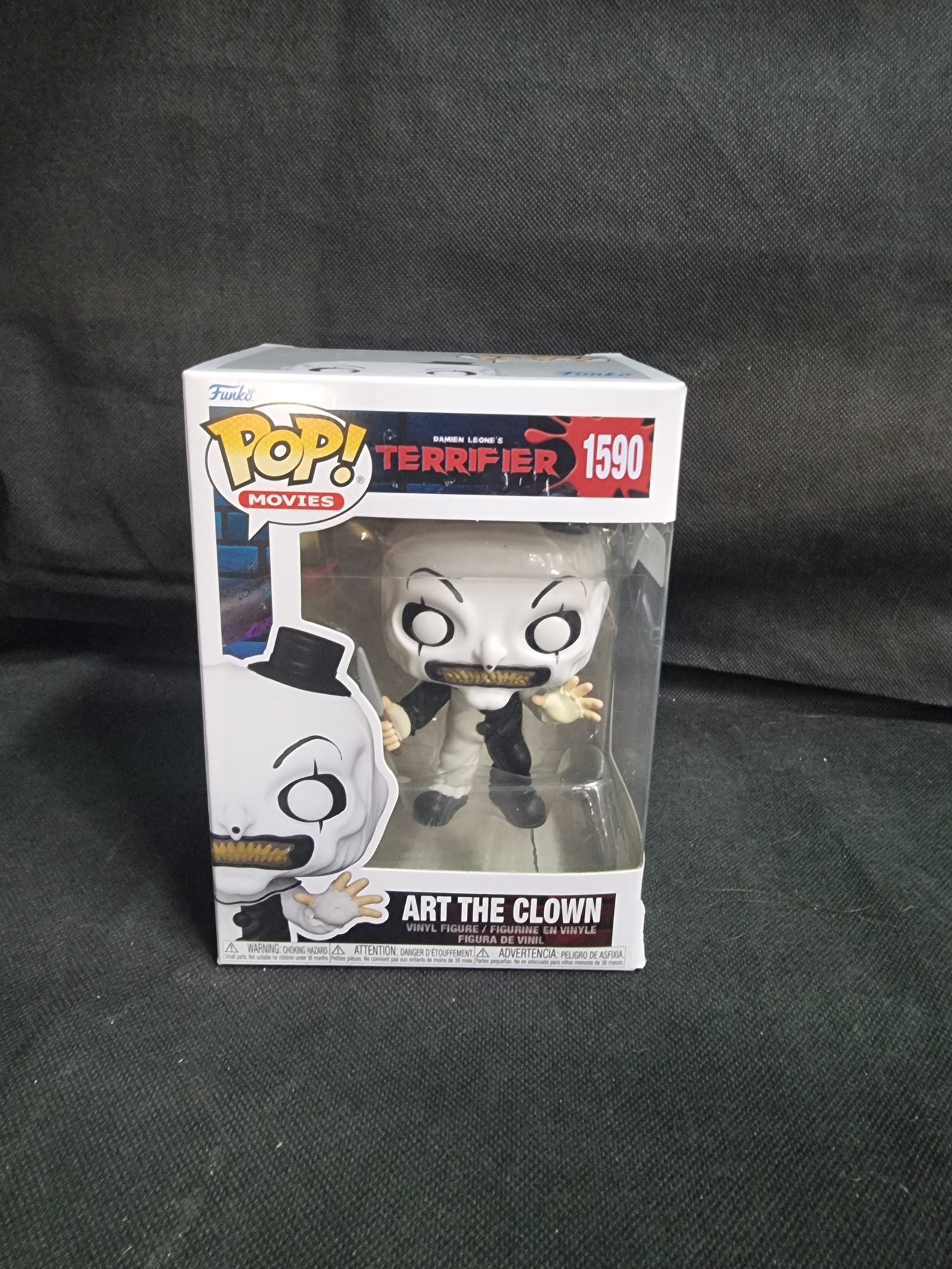 FUNKO POP TERRIFIER ART THE CLOWN #1590 Captain Comics and Collectables Pty Ltd