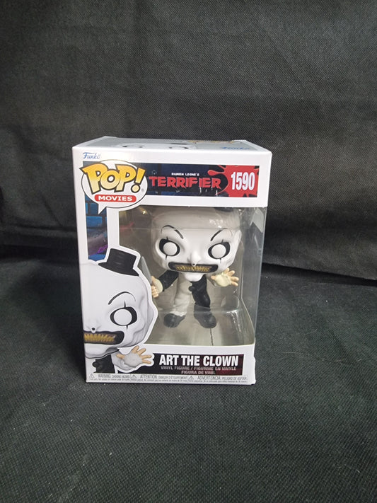FUNKO POP TERRIFIER ART THE CLOWN #1590 Captain Comics and Collectables Pty Ltd