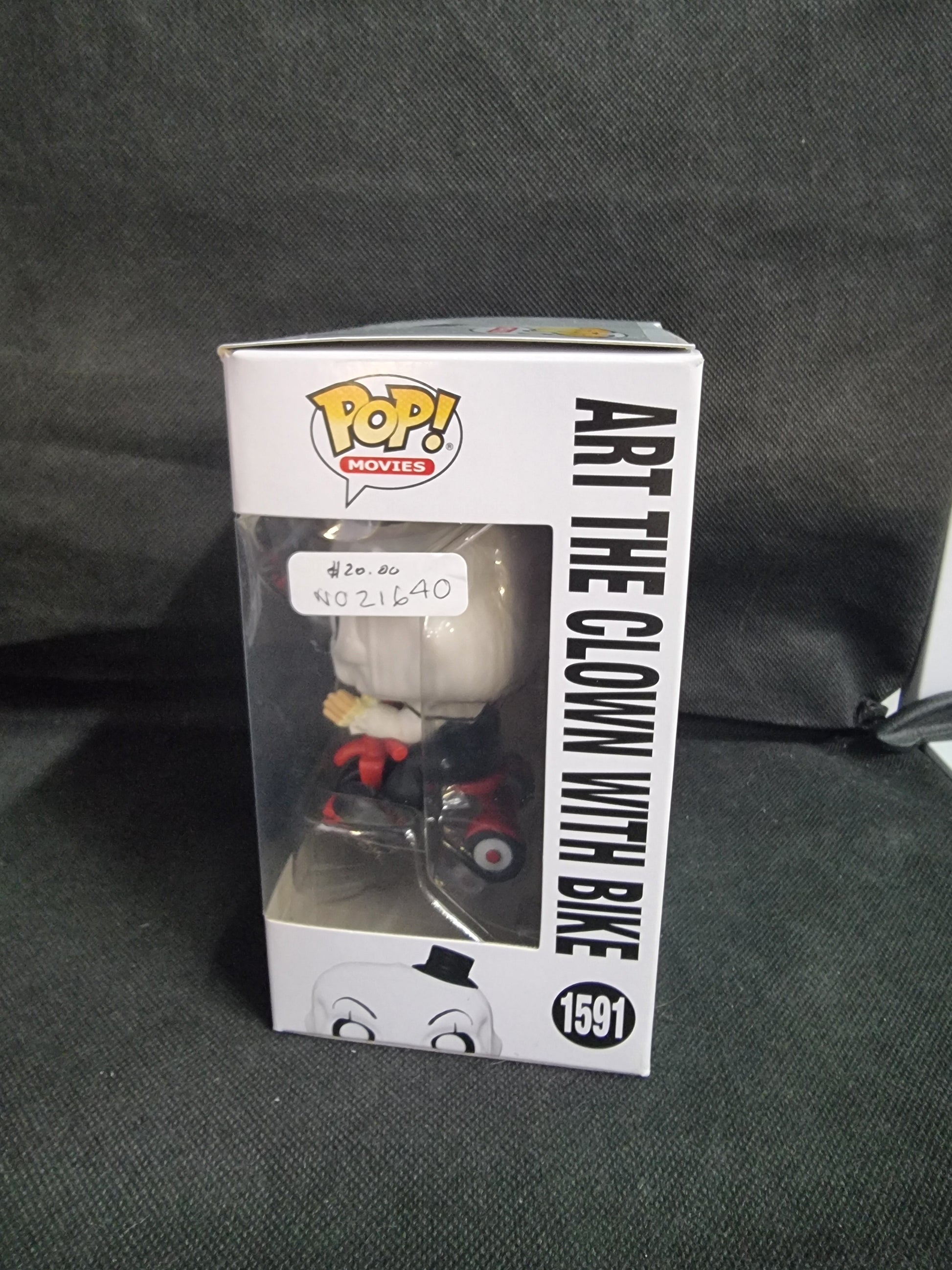 FUNKO POP TERRIFIER ART THE CLOWN WITH BIKE #1591 Captain Comics and Collectables Pty Ltd