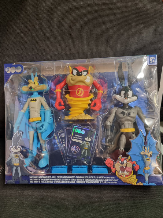 WB100 Looney Tunes X DC Mashup - Bugs Bunny X Batman Action Figure Multipack