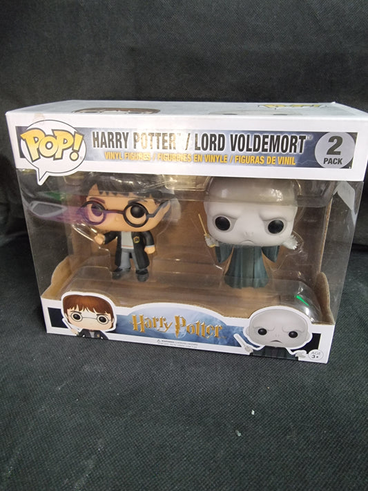 FUNKO POP HARRY POTTER-  HARRY POTTER/ LORD VOLDEMORT 2 PACK
