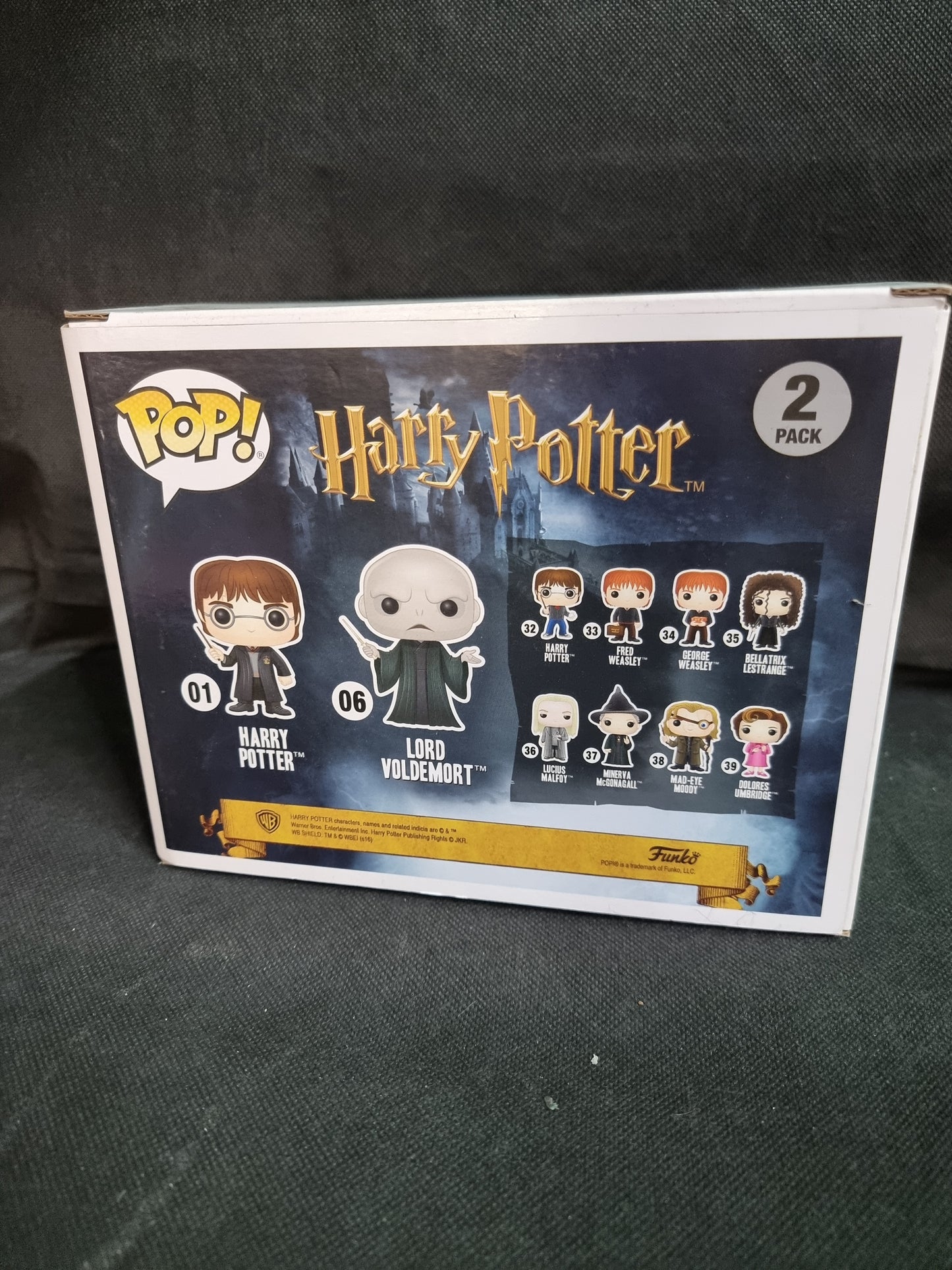 FUNKO POP HARRY POTTER-  HARRY POTTER/ LORD VOLDEMORT 2 PACK