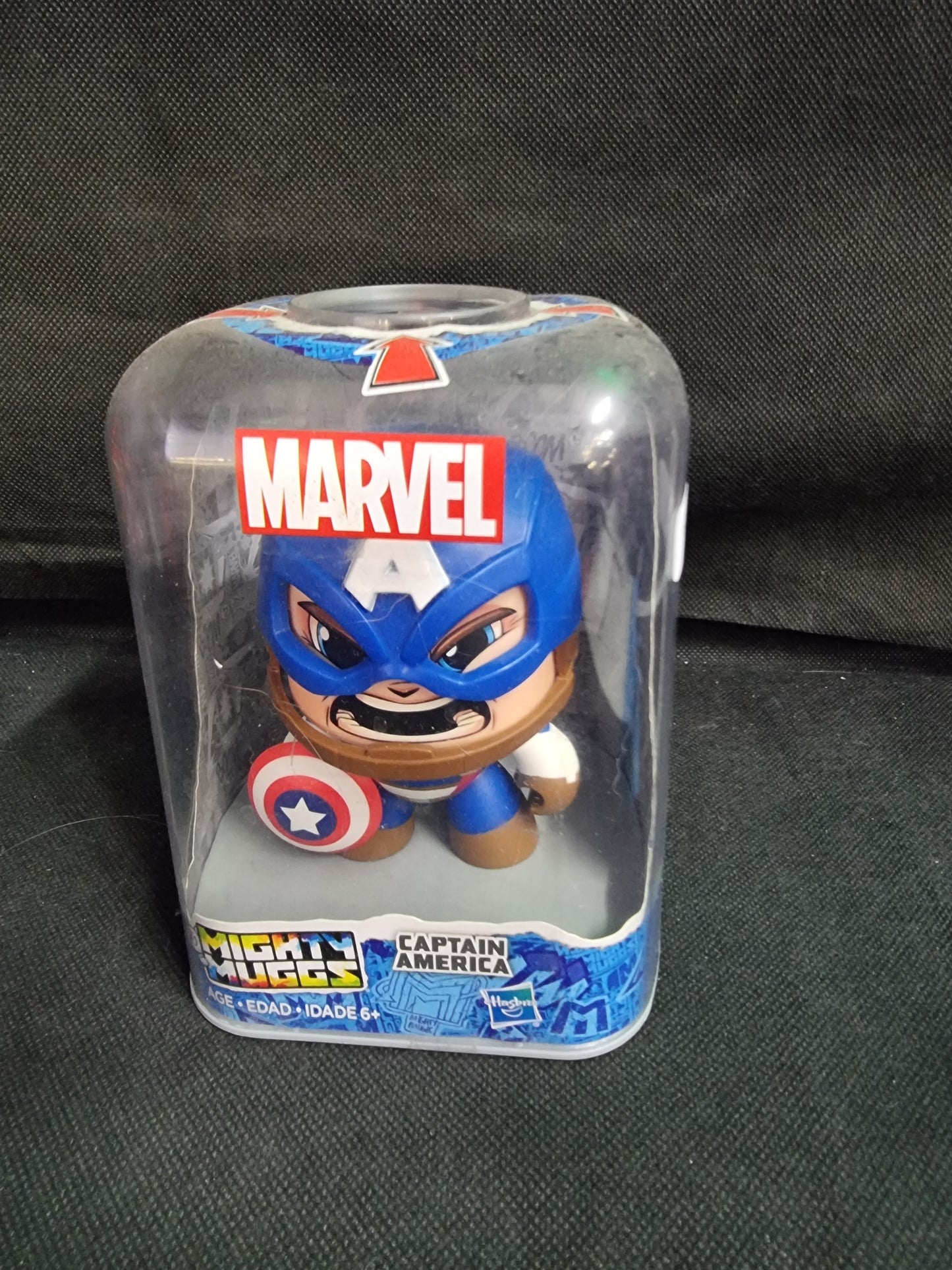 MIghty Muggs Marvel Captain America Changing Face Figure Fat Head Hasbro