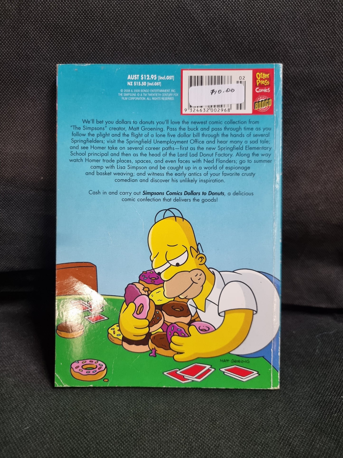 SIMPSONS COMICS DOLLARS TO DONUTS