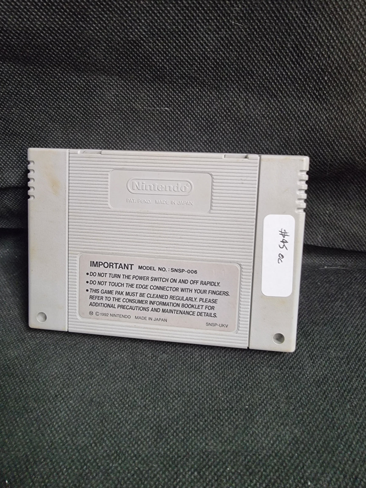 SUPER NINTENDO THE SIMPSONS BARTS NIGHTMARE