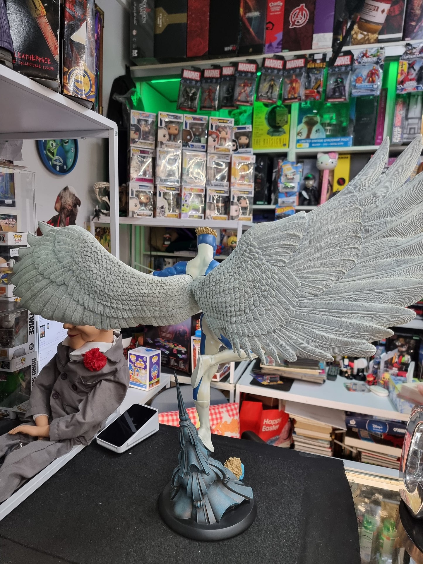 SIDESHOW MARVEL COMIQUETTE STATUE ANGEL (EXCLUSIVE) 055/500