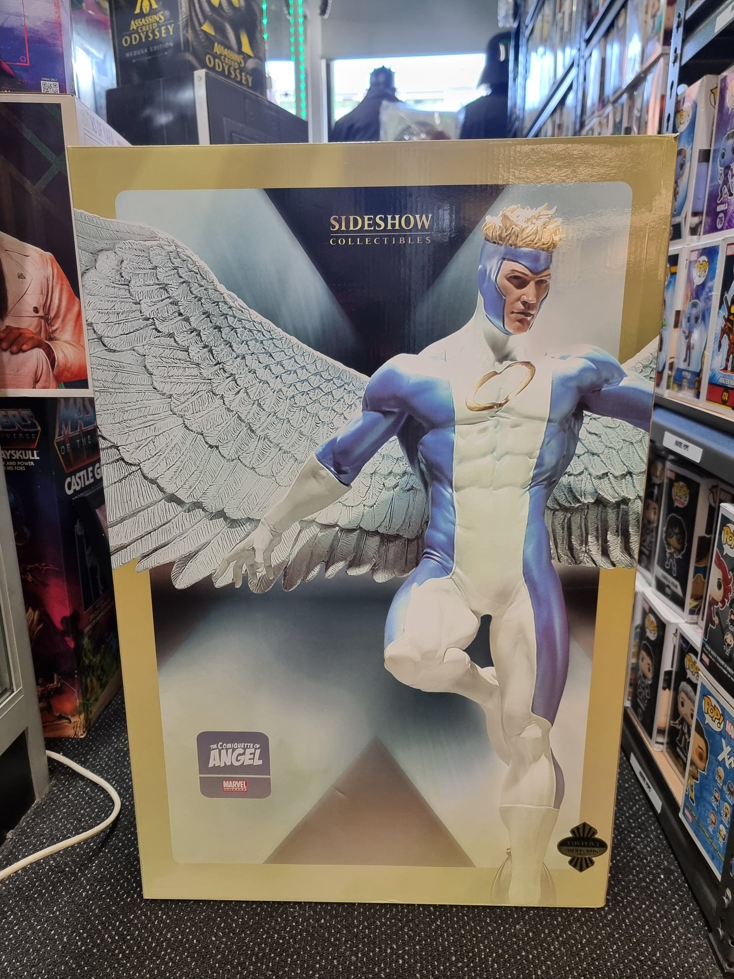 SIDESHOW MARVEL COMIQUETTE STATUE ANGEL (EXCLUSIVE) 055/500