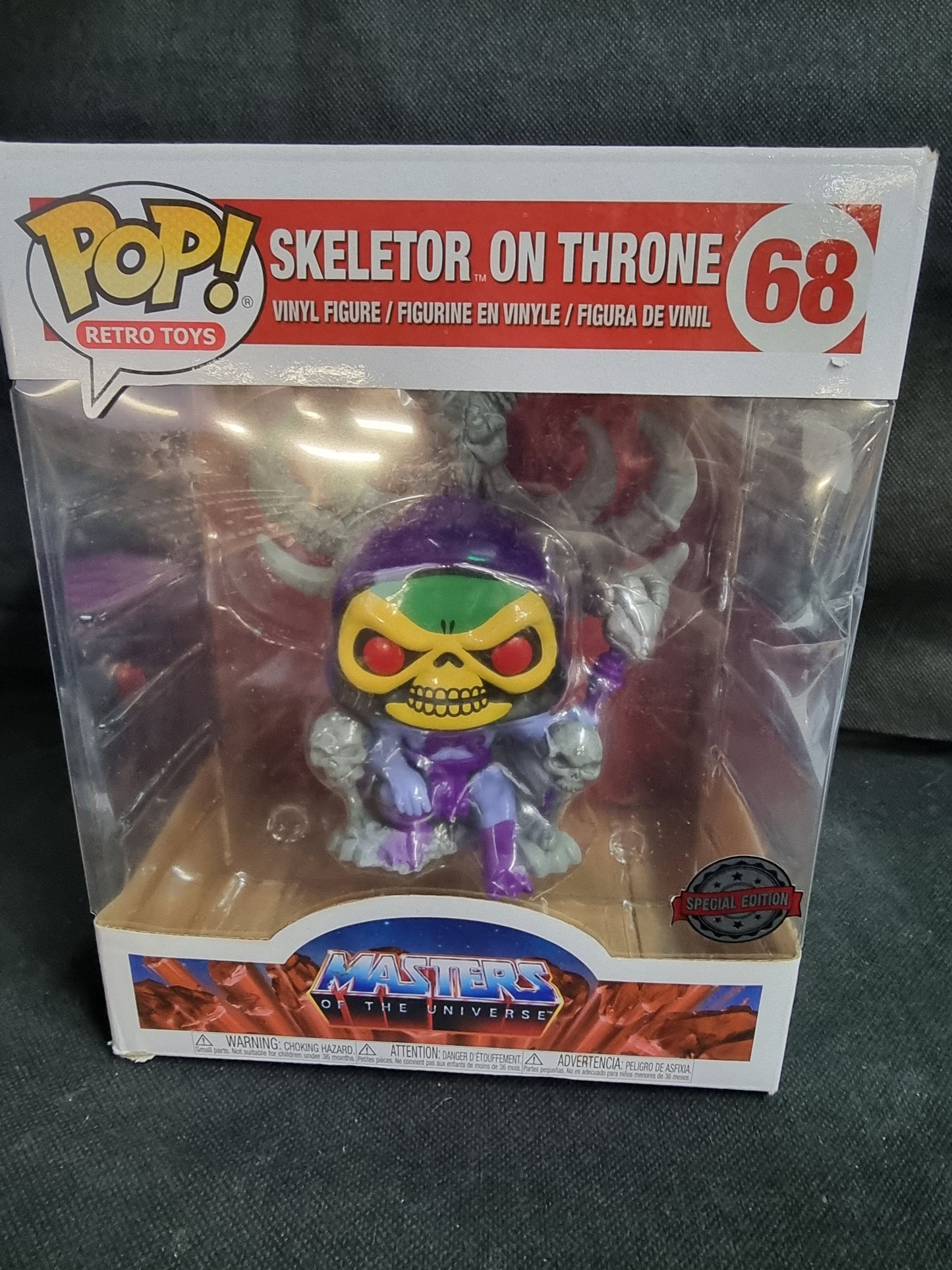 FUNKO RETRO TOYS MASTERS OF THE UNIVERSE SKELETOR ON THRONE #68