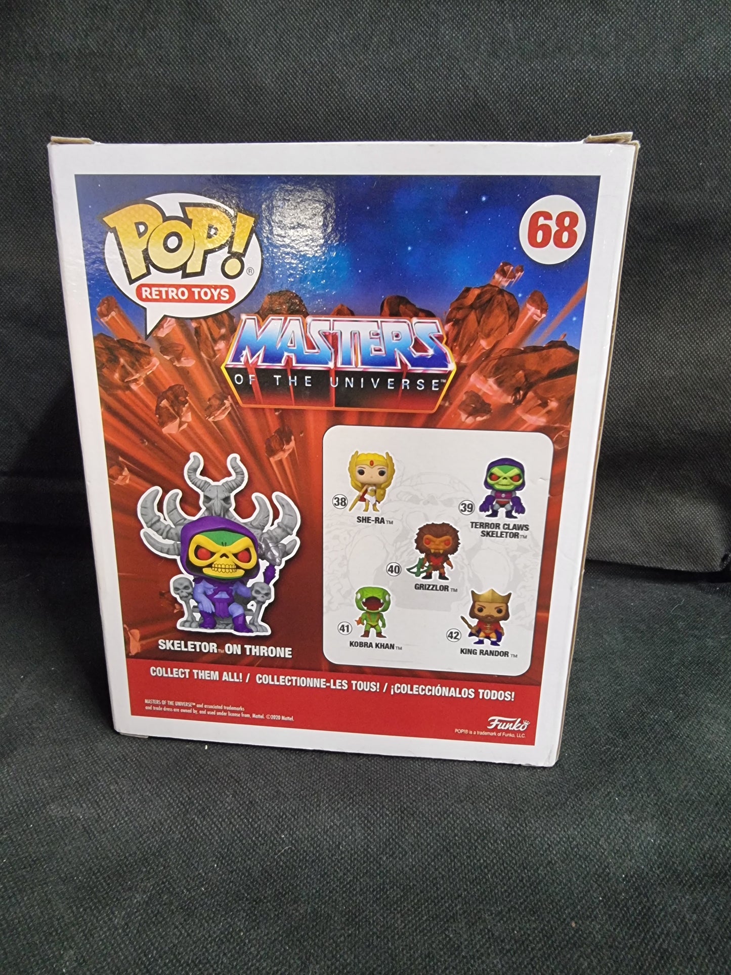 FUNKO RETRO TOYS MASTERS OF THE UNIVERSE SKELETOR ON THRONE #68