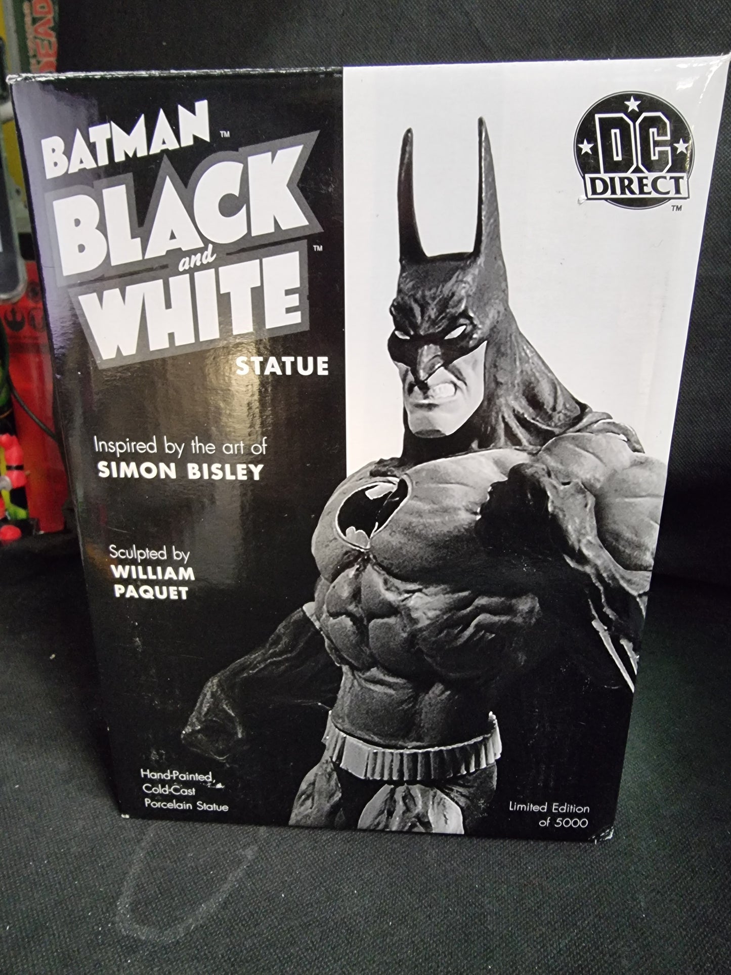 DC Direct Batman Black and White Statue by Simon Bisley LE #2033/5000