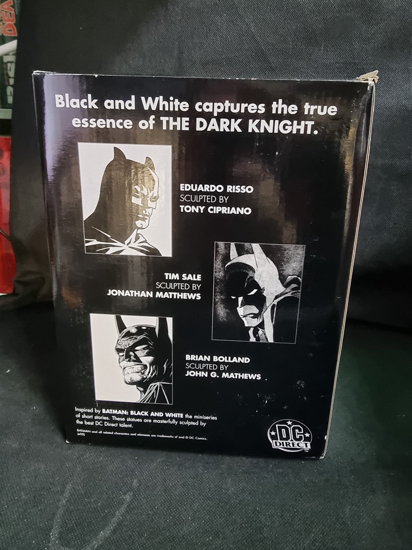DC Direct Batman Black and White Statue by Simon Bisley LE #2033/5000