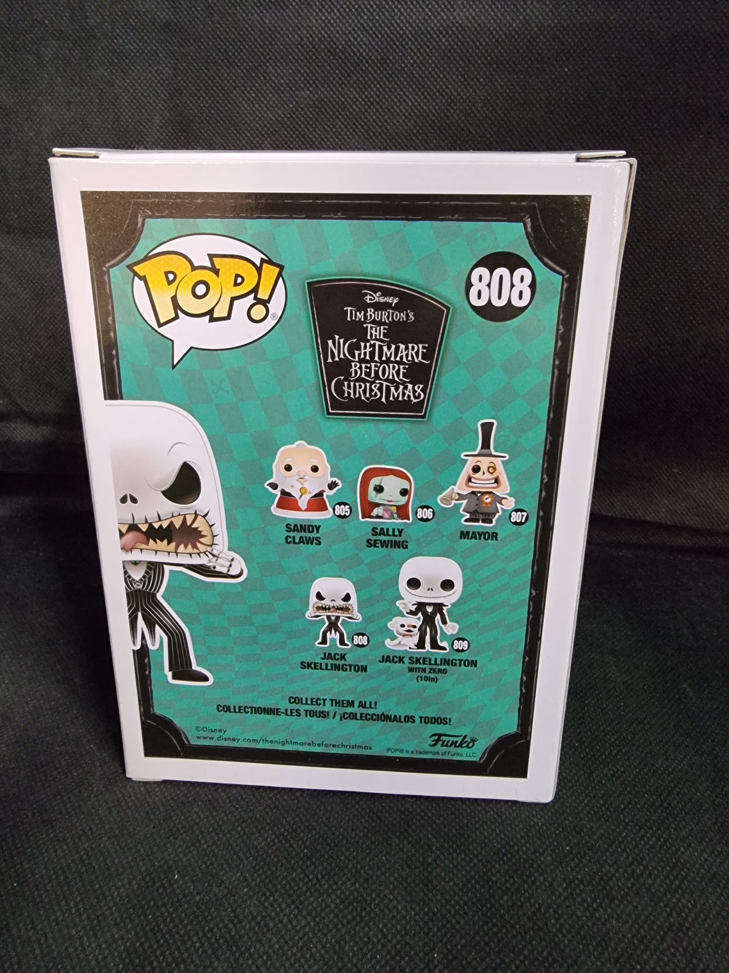 FUNKO POP DISNEY JACK SKELLINGTON #808