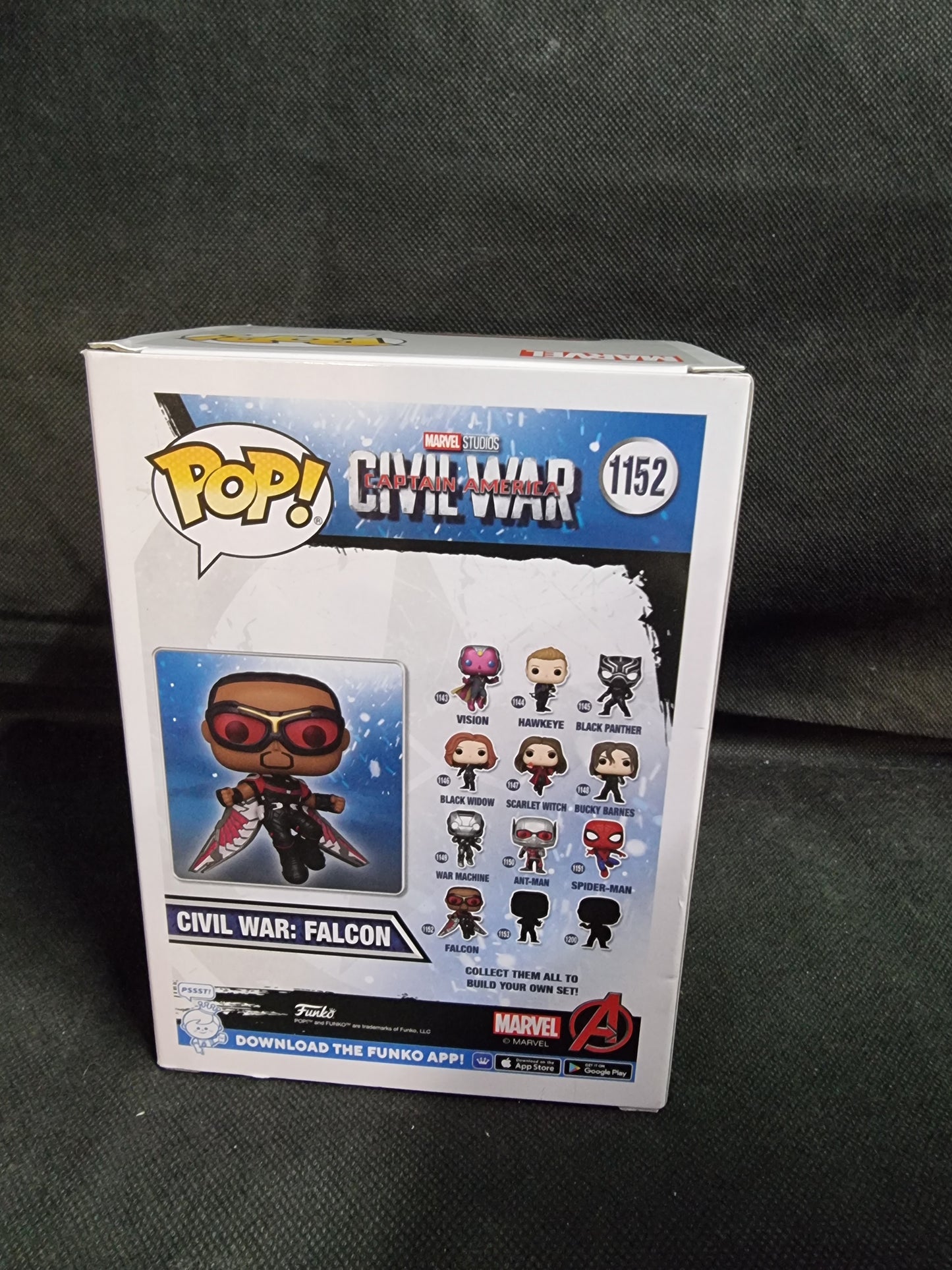 FUNKO POP MARVEL CAPTAIN AMERICA CIVIL WAR: FALCON # 1152