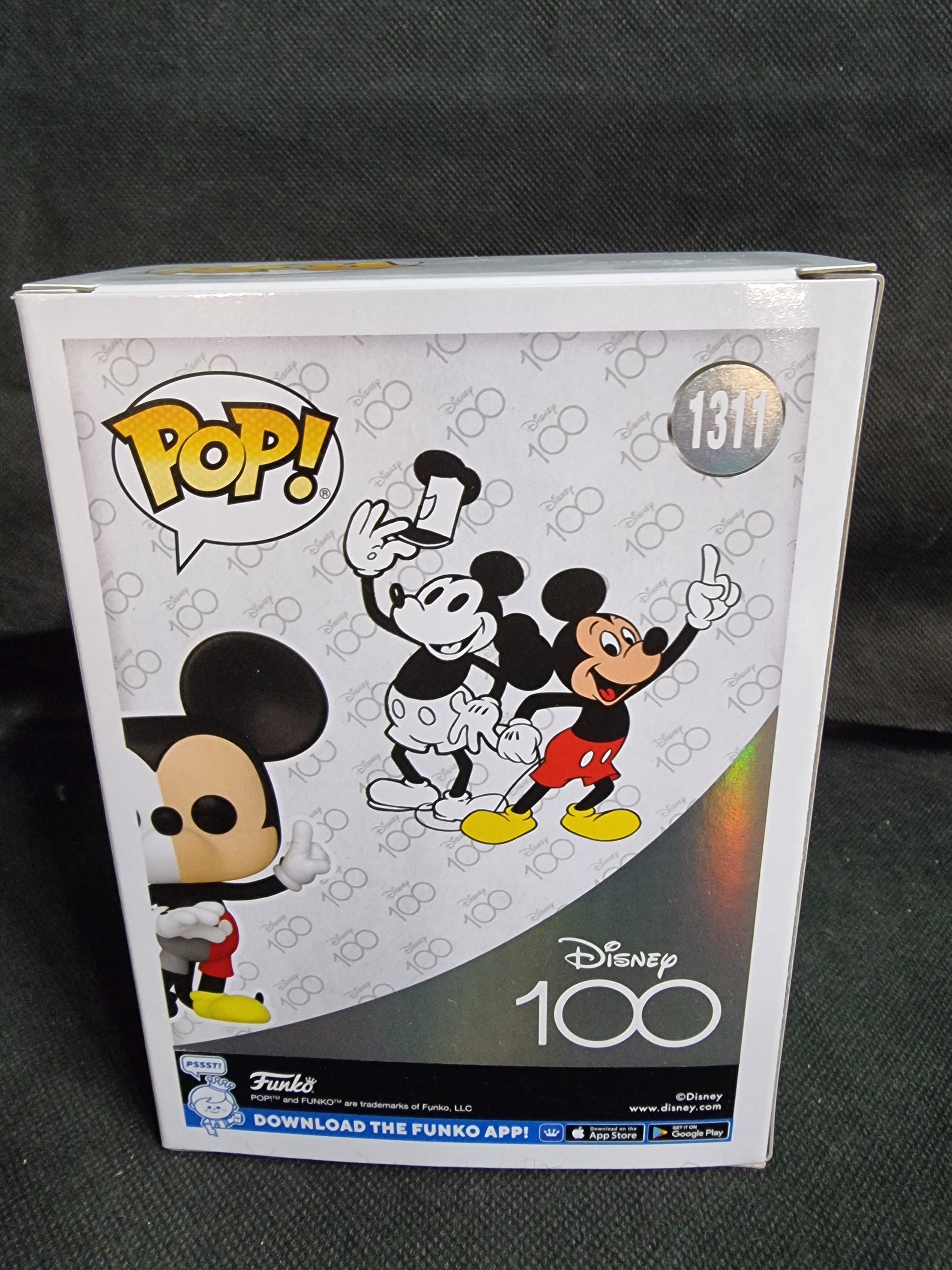 FUNKO POP DISNEY 100 MICKEY MOUSE SPECIAL EDITION #1311 Captain Comics and Collectables Pty Ltd