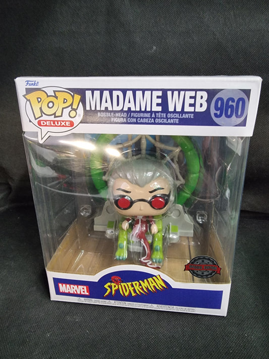 FUNKO POP DELUXE SPIDER-MAN MADAME WEB # 960