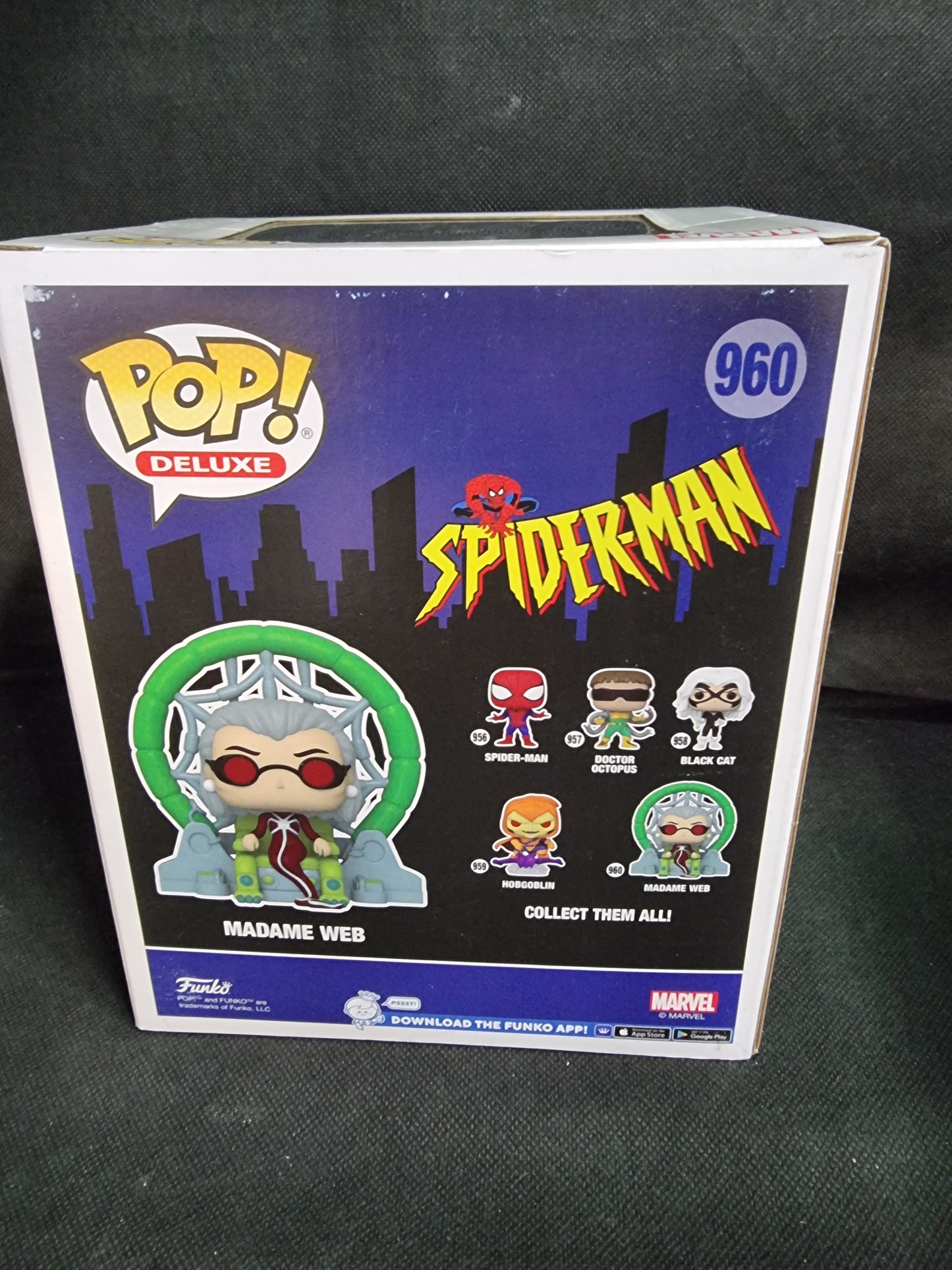 FUNKO POP DELUXE SPIDER-MAN MADAME WEB # 960