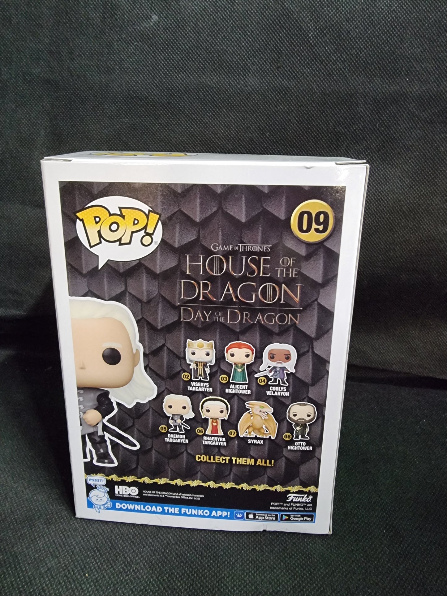 FUNKO POP HOUSE OF DRAGONS DAEMON TARGARYEN WITH DRAGON EGG #09 EXCLUSIVE