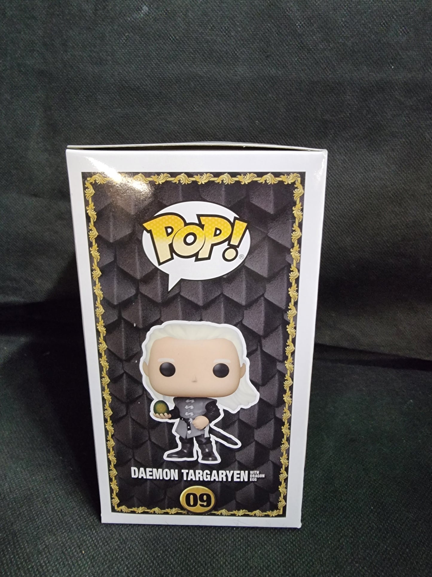 FUNKO POP HOUSE OF DRAGONS DAEMON TARGARYEN WITH DRAGON EGG #09 EXCLUSIVE