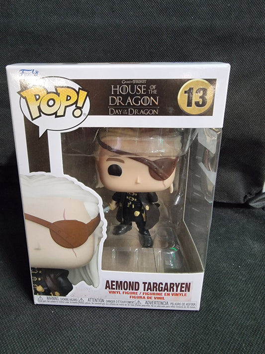 FUNKO POP HOUSE OF DRAGONS AEMOND TARGARYEN #13 Captain Comics and Collectables Pty Ltd