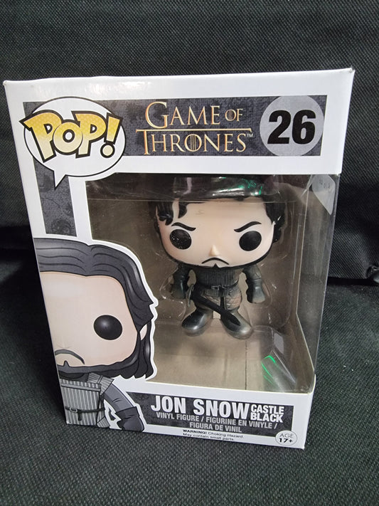 FUNKO GAME OF THRONES JON SNOW CASTLE BLACK #26