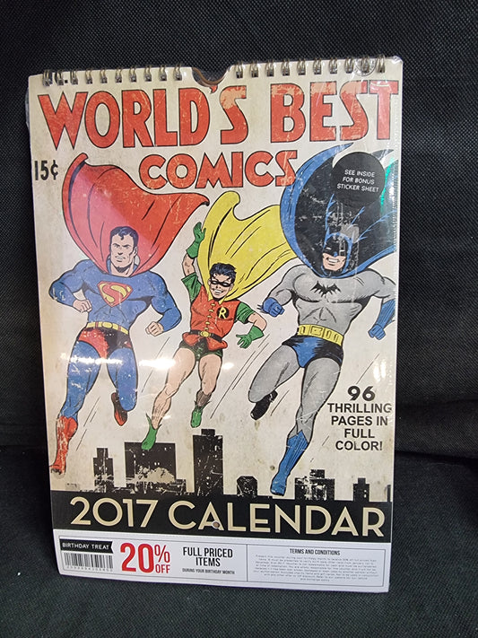 WORLD'S BEST COMIC 2017 CALENDER