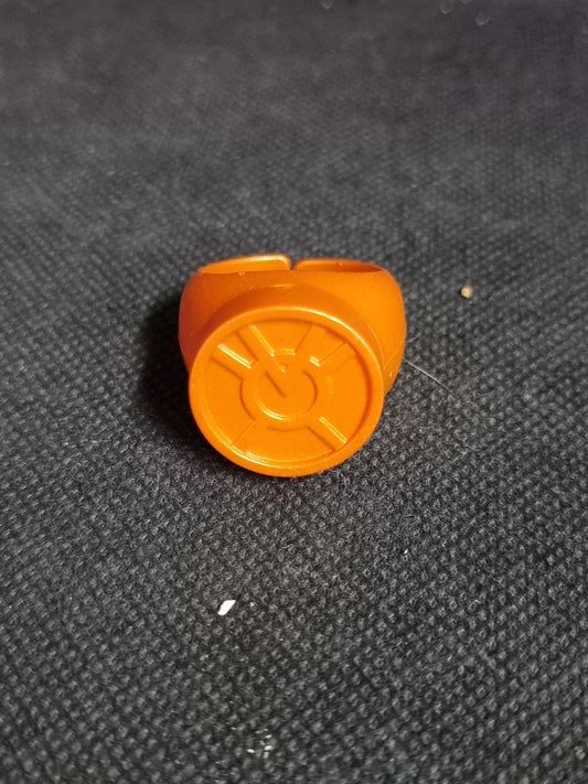 Green Lantern Blackest Night Orange Plastic Ring Captain Comics and Collectables Pty Ltd