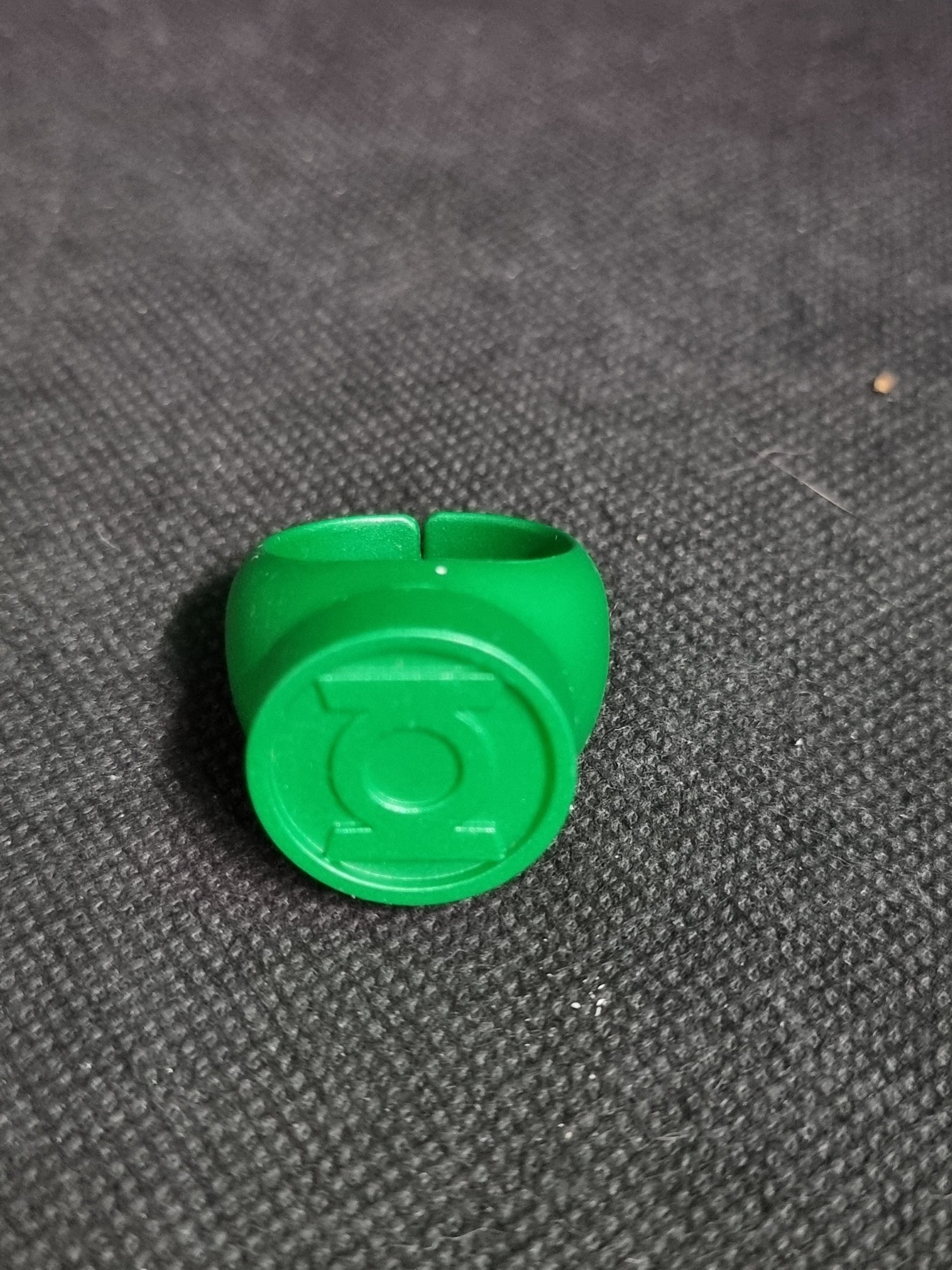 DC Comics Blackest Night Green Lantern Ring Plastic Adjustable Captain Comics and Collectables Pty Ltd