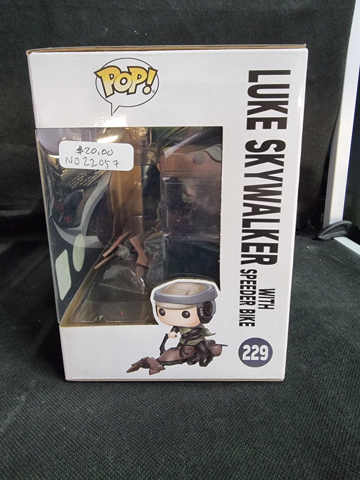 FUNKO STAR WARS LUKE SKYWALKER w BIKE #229