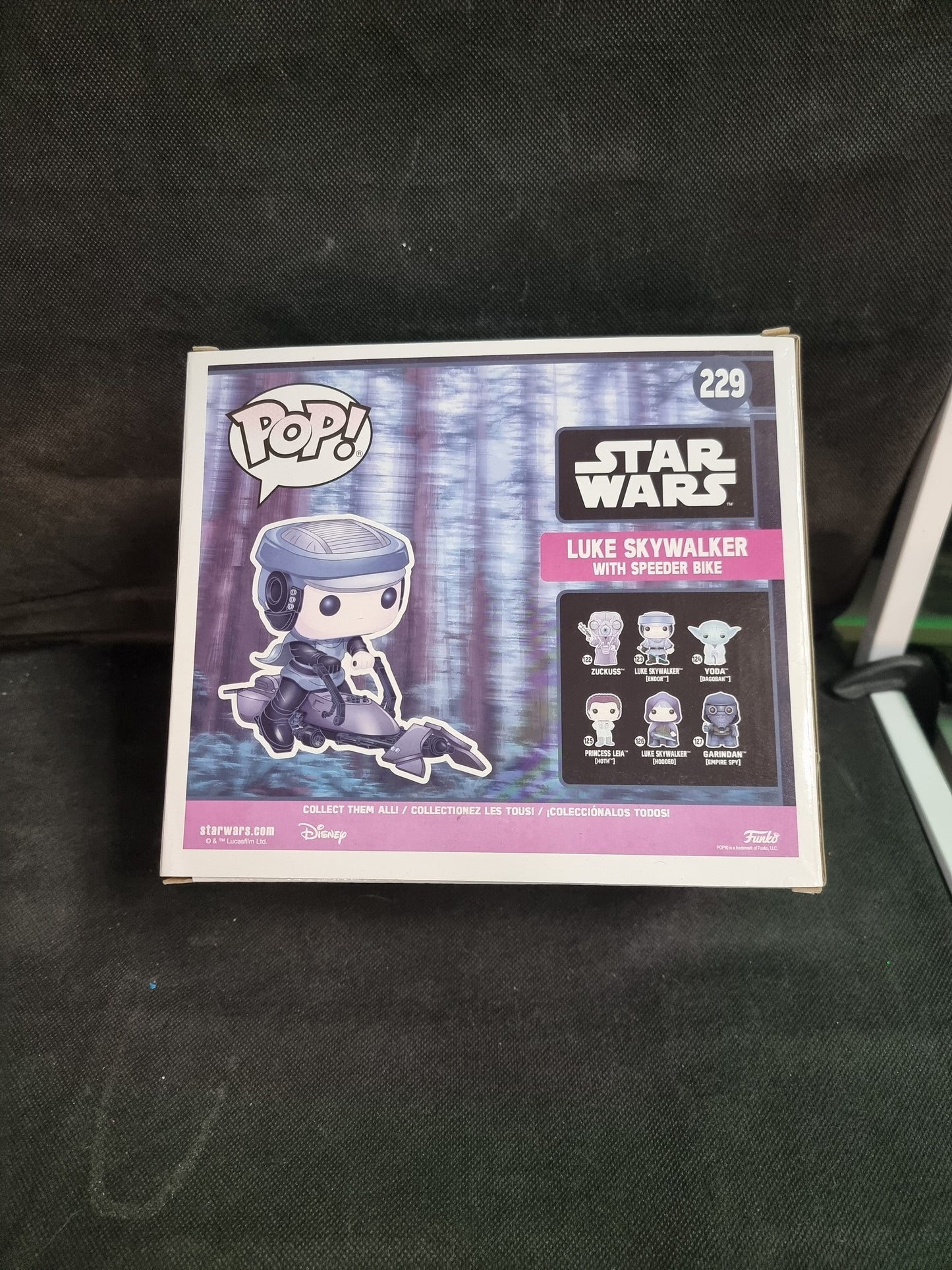 FUNKO STAR WARS LUKE SKYWALKER w BIKE #229