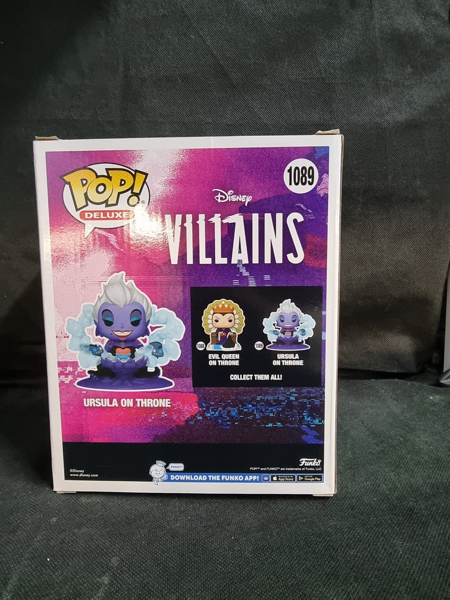 FUNKO DISNEY VILLAINS URSULA ON THRONE #1089 Captain Comics and Collectables Pty Ltd