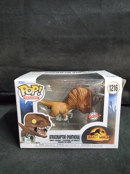 FUNKO JURASSIC PARK ATROCIRAPTOR PENTHERA #1216 Captain Comics and Collectables Pty Ltd