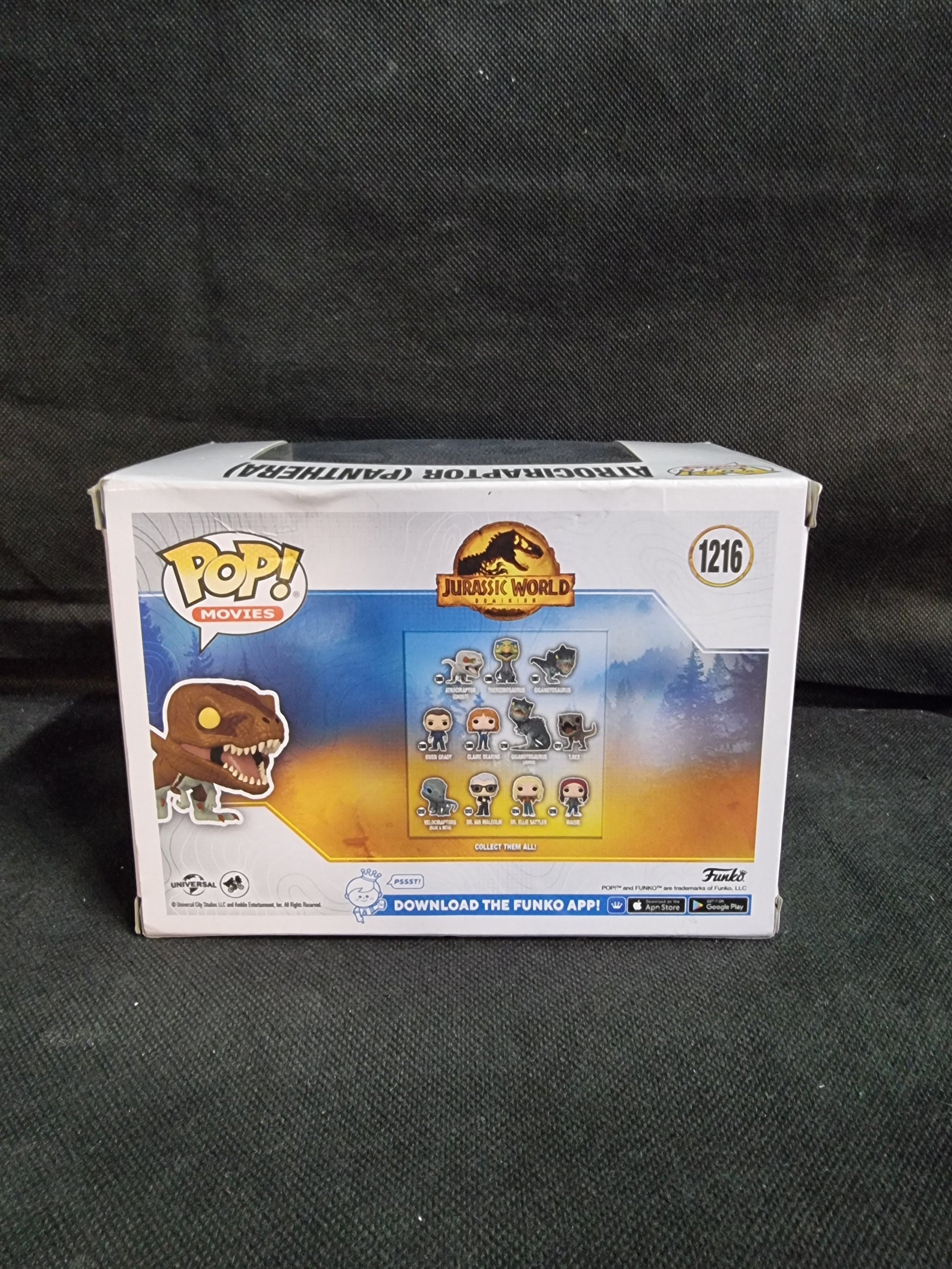 FUNKO JURASSIC PARK ATROCIRAPTOR PENTHERA #1216 Captain Comics and Collectables Pty Ltd
