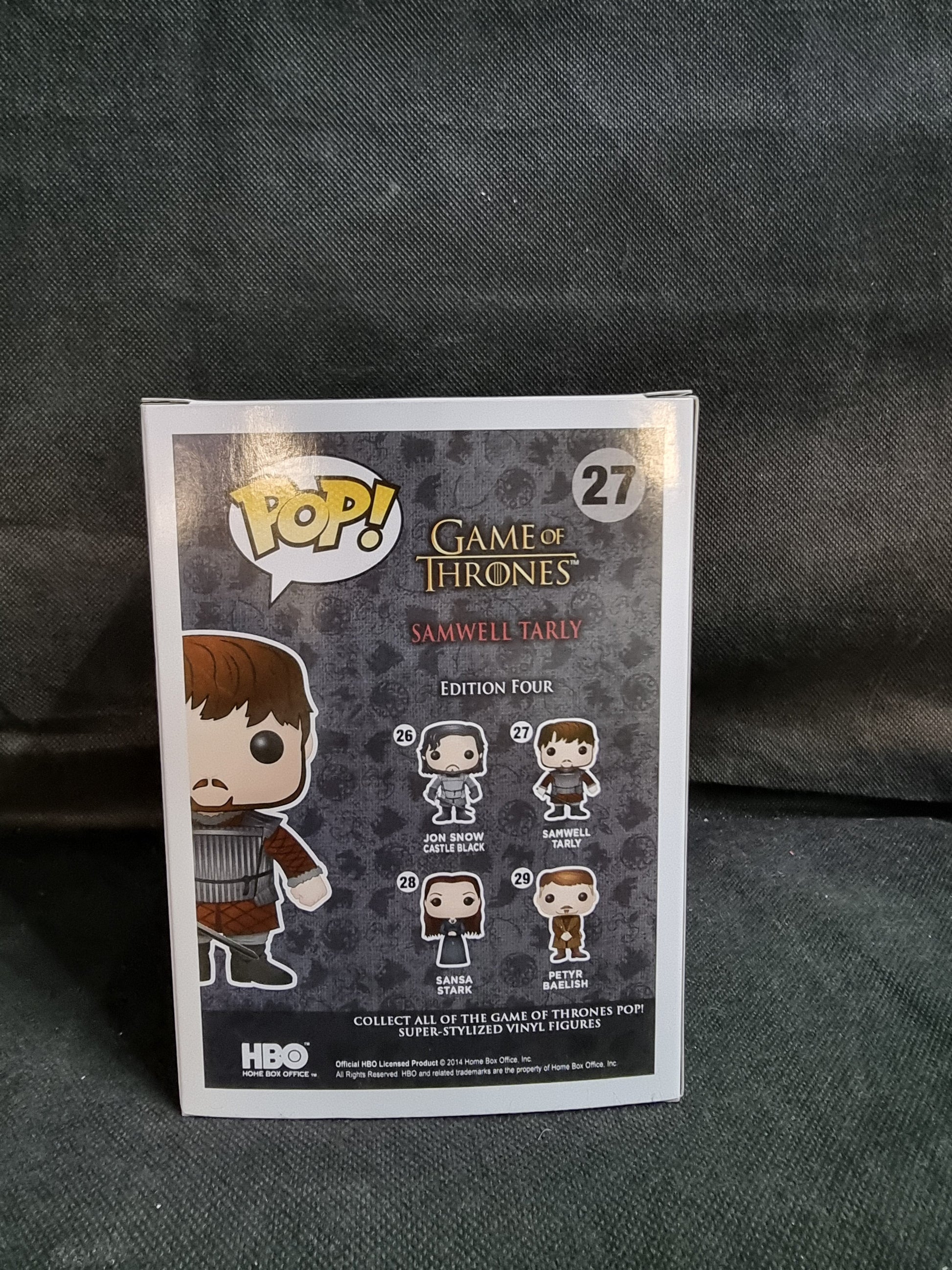FUNKO GAME OF THRONES SAMWELL TARLY #27 Captain Comics and Collectables Pty Ltd