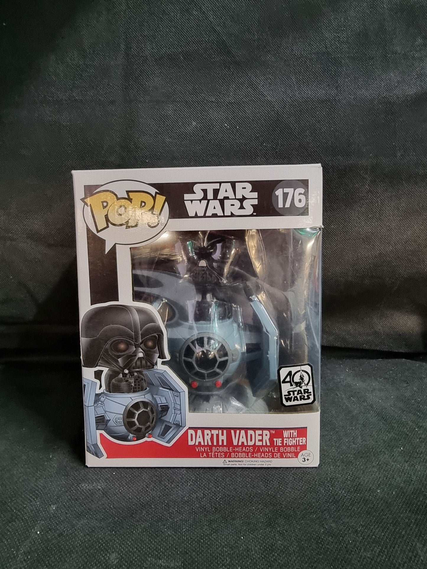 FUNKO STAR WARS DARTH VADER w TIE FIGHTER #176