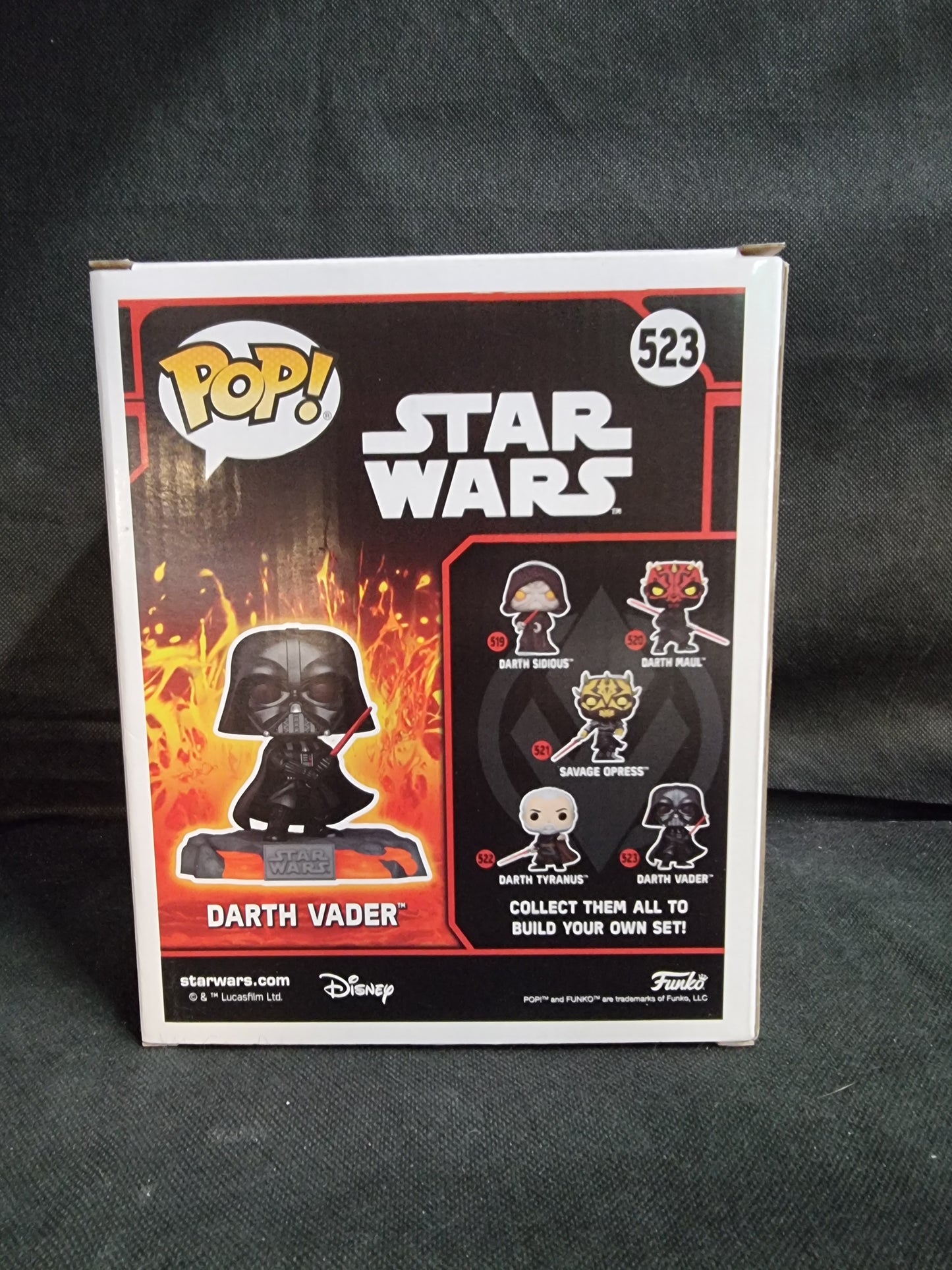 FUNKO STAR WARS RED SABER VOL.1 DARTH VADER #523