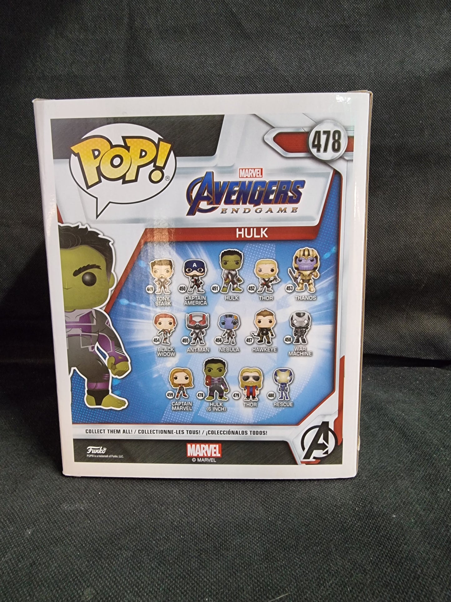 FUNKO MARVEL AVENGERS HULK #478