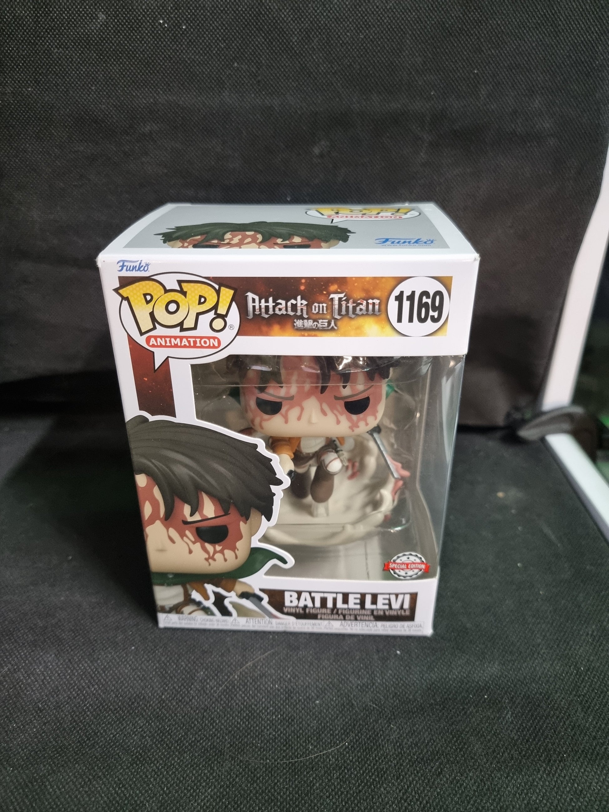 FUNKO ATTACK ON TITAN BATTLE LEVI #1169 Captain Comics and Collectables Pty Ltd