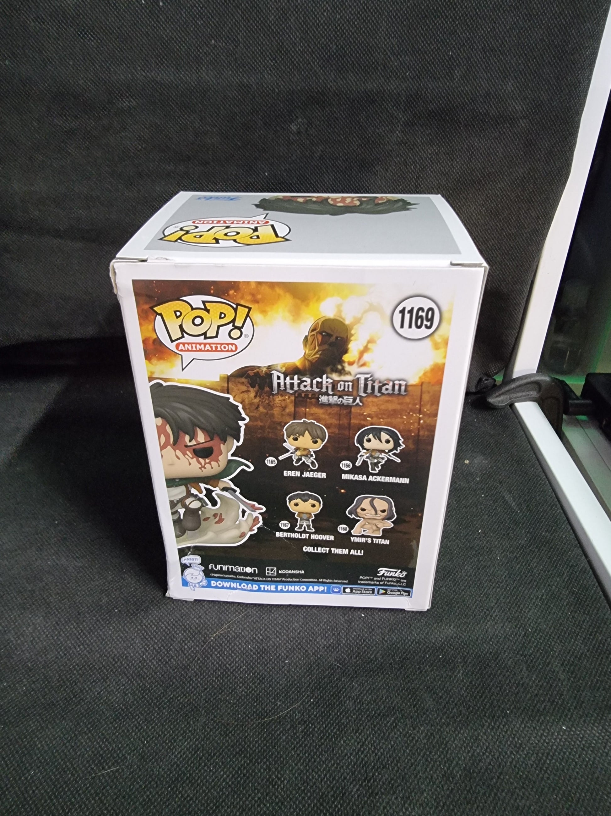 FUNKO ATTACK ON TITAN BATTLE LEVI #1169 Captain Comics and Collectables Pty Ltd