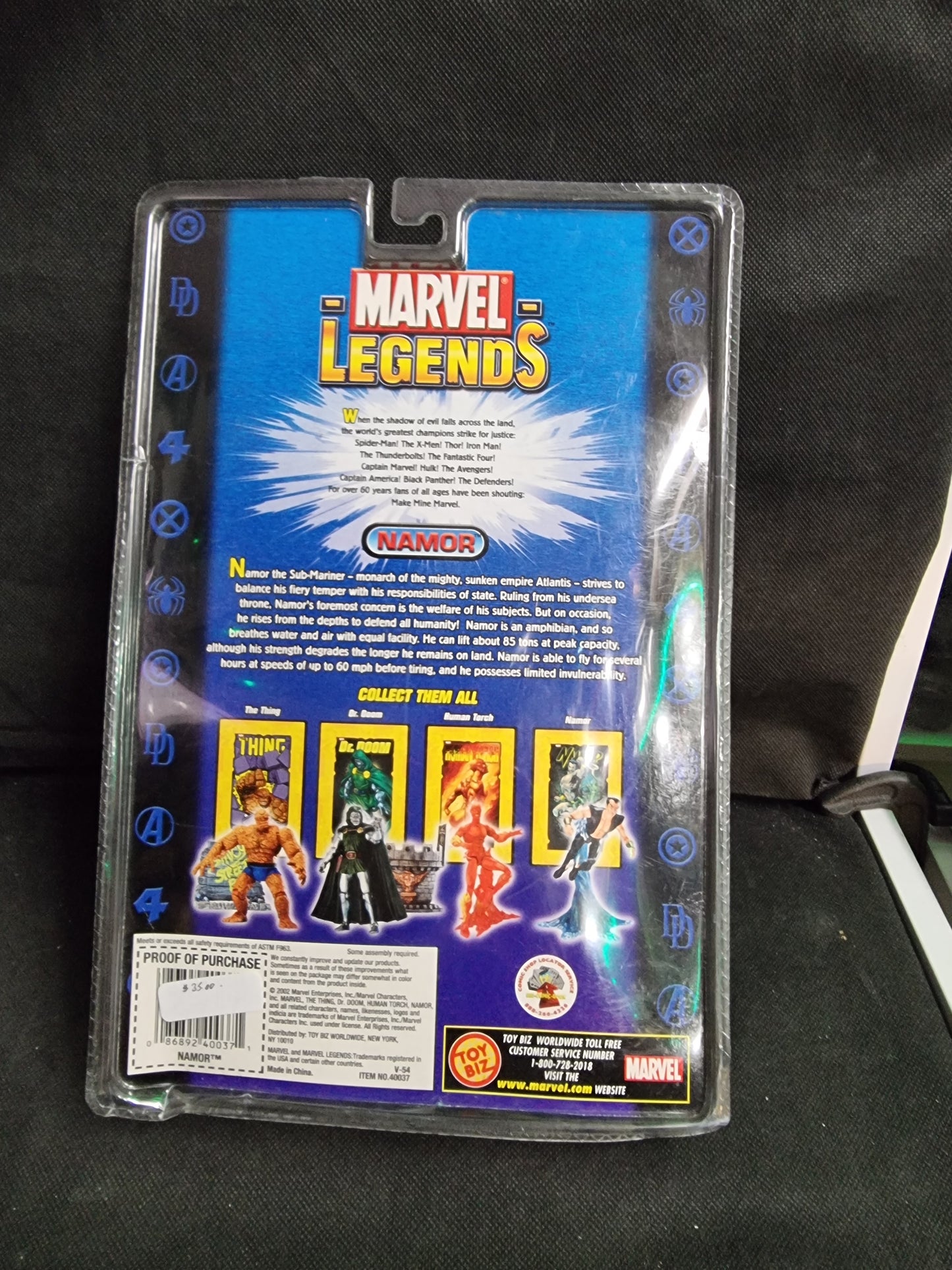 MARVEL LEGENDS NAMOR SERIES II ACTION FIGURE