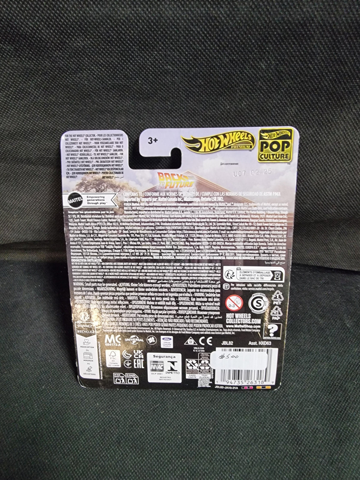 HOTWHEELS BACK TO THE FUTURE FORD SUPER DE LUXE Captain Comics and Collectables Pty Ltd